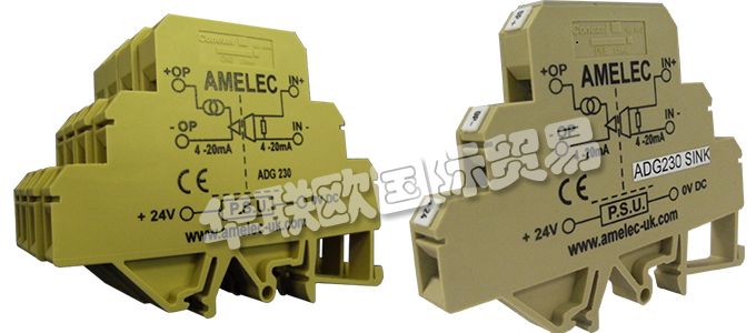 英國AMELEC公司的產(chǎn)品主要有：英國AMELEC變送器、AMELEC放大器、信號分離器、跳閘放大器、脈沖發(fā)生器、RTD分離器電流表、發(fā)射器、換能器、行程放大器、信號分配器、信號隔離器、信號轉(zhuǎn)換器、面板儀表、高壓信號變送器、電位器變送器、電流傳感器、電壓傳感器、直流電流變送器、接觸式中繼器、多通道信號隔離器、可編程信號隔離器、指示器、電源。