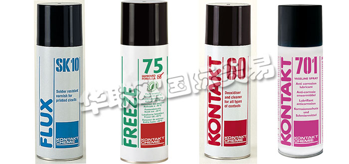 德國(guó)KONTAKT CHEMIE公司主要供應(yīng)：德國(guó)KONTAKT CHEMIE清潔劑,KONTAKT CHEMIE助焊劑，潤(rùn)滑劑，防銹劑，稀釋劑，焊料吸收劑，冷卻劑噴霧，屏幕清潔劑等產(chǎn)品。
